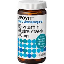 Apovit B1-Vitamin Ekstra Stærk 300mg 100 stk