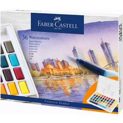 Faber-Castell Watercolours in Pans 36 Set