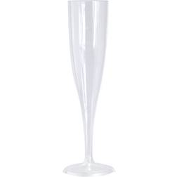Plastic Champagneglas 10cl 10stk