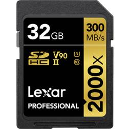 LEXAR Professional SDHC Class 10 UHS-II U3 ​​2000x 32GB