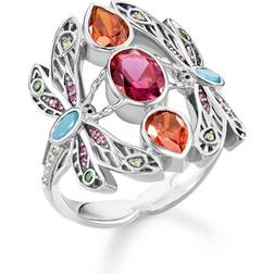 Thomas Sabo Dragonfly Ring - Silver/Multicolour