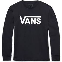 Vans Boy's Classic Long Sleeve T-shirt - Black/White (VN000XOIY28)