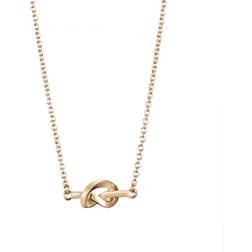 Efva Attling Love Knot Necklace - Gold