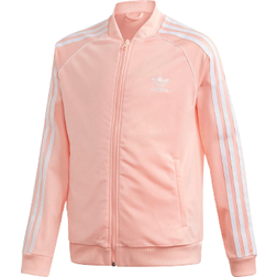adidas Kid's SST Track Top - Haze Coral/White (GD2674)