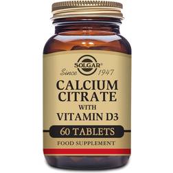 Solgar Calcium Citrate with Vitamin D3 60 stk