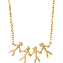 ByBiehl Together Family 4 Necklace - Gold