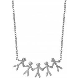 ByBiehl Together Family 5 Necklace - Silver