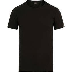 Replay Raw Cut Cotton T-shirt - Black