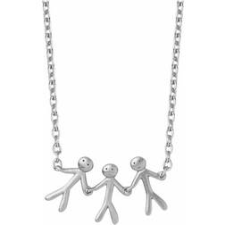 ByBiehl Together Family 3 Necklace - Silver