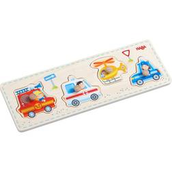 Haba Gripping Puzzle Emergency Vehicles 4 Pieces