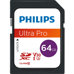 Philips Ultra Pro SDXC Class 10 UHS-I U3 V30 64GB