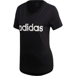 adidas Essentials Linear T-shirt Women - Black/White