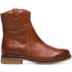 Bianco Biaatalia Leather Boot - Brown/Cognac