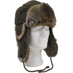 Max Fuchs Earflaps Fur Medium Winter Hat - Green