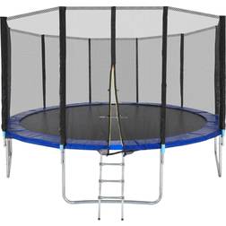 tectake Garfunky Trampoline 305cm + Safety Net + Ladder