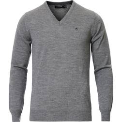 J.Lindeberg Lymann True Merino Sweater - Grey/Grey Melange