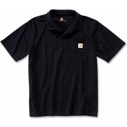 Carhartt Loose Fit Midweight Short-Sleeve Pocket Polo - Black