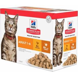 Hill's Science Plan Adult Wet Food Multipack with Chicken & Turkey