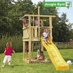 Jungle Gym Play Tower Complete Hut Incl Slide