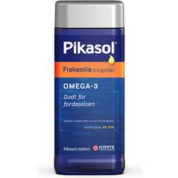 Pikasol Fiskeolie & Ingefær 80 stk