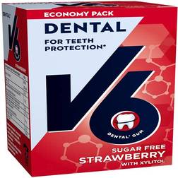 V6 Dental Strawberry Mint 70g 48stk