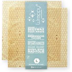 Wrappy Recyclable Beeswax Food Wrapping L Køkkenudstyr 2stk