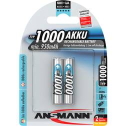 Ansmann NiMH Micro AAA 1000mAh MaxE 2-pack