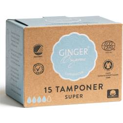 Ginger Organic Tampon Super 15-pack