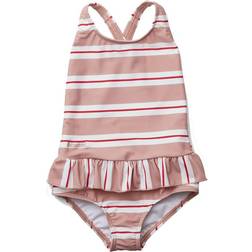 Liewood Amara Swimsuit - Pink/White/Apple Red Striped (LW12890-2103)