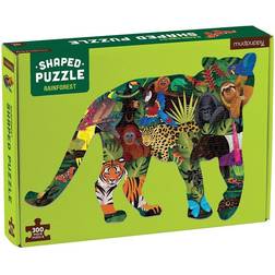 Mudpuppy Shaped Puzzle Rainforest 300 Pieces