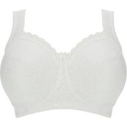Miss Mary Jacquard Delight Non Wired Bra - White