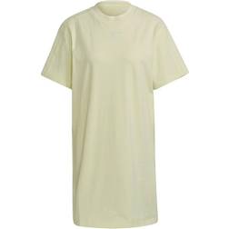 adidas Tennis Luxe T-shirt Dress Women - Haze Yellow
