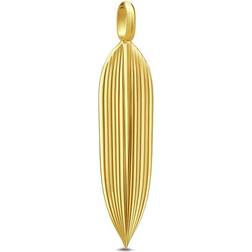 Julie Sandlau Bamboo Leaf Pendant - Gold