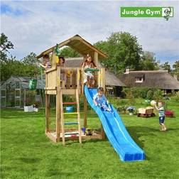 Nordic Play Playtower Complete Jungle Gym Chalet 2.1 including Slide