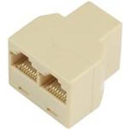 MicroConnect RJ45-2xRJ45 F-F Adapter