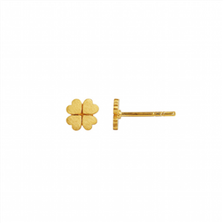 Stine A Clover Earring - Gold