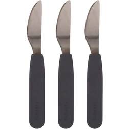 Filibabba Silikone Knive 3-pack Stone Grey