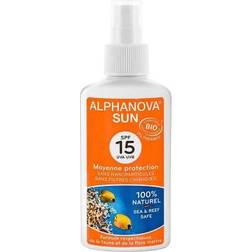 Alphanova Sun Bio Sunscreen Spray SPF15 125g