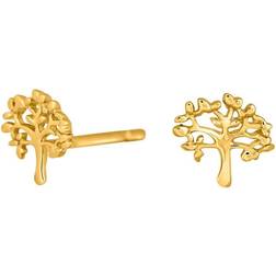 Nordahl Jewellery Tree Earrings - Gold