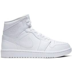 Nike Air Jordan 1 Mid M - White/White/White