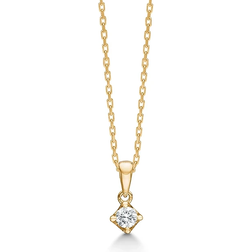 Mads Z Crown Pendant - Gold/Diamond