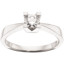 Scrouples Cleopatra Ring - White Gold/Diamond