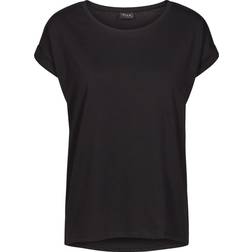 Vila O-Neck Basic T-shirt - Black/Black