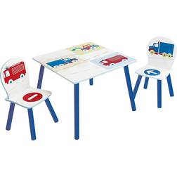 Worlds Apart Vehicles Table and Chair Set