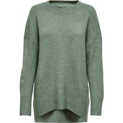 Only Detailed Knitted Sweater - Green/Balsam Green