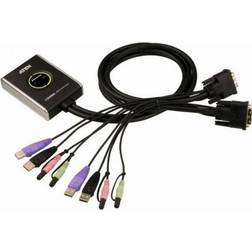 Aten CS682 KVM USB A/3.5mm/DVI - 3.5mm/USB A Adapter
