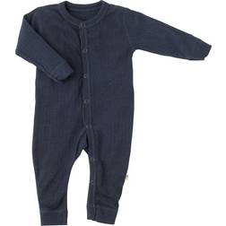 Joha Wool Rib Nightsuit - Marine (56140-122)