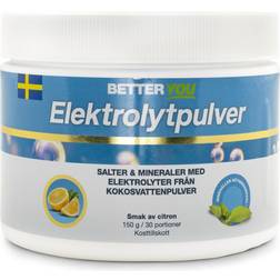 Better You Elektrolytpulver Lemon 150g 30 stk