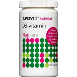 Apovit D3-Vitamin 35µg 300 stk