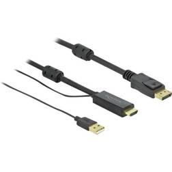 DeLock HDMI/USB A-DisplayPort 1.2 2m